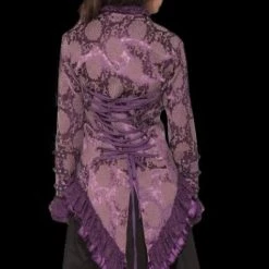 The Horror Dome "Gothic Ghostly Jacket In Purple" HD Hollywood Costume