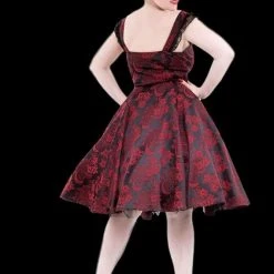 The Horror Dome "Gothic Ghoul Dress In Red" HD Hollywood Costume