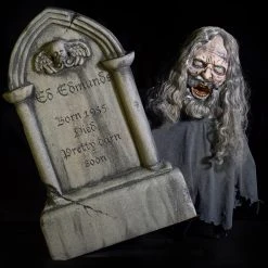 Distortions "Gravestone Geezer" Static Halloween Prop