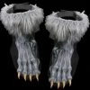 Morris Hands & Feet "Grey Werewolf Feet Shoe Covers" Halloween Costume Accessory