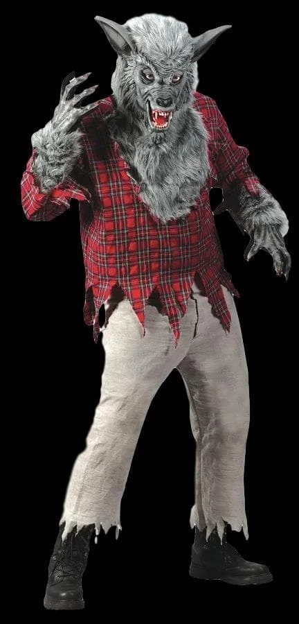 Morris Costumes "Grey Werewolf" Costume (Adult Size) 3 Morris Costumes "Grey Werewolf" Costume (Adult Size)