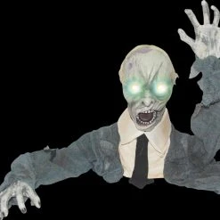 Morris "Groundbreaker Zombie W LED Eyes" Graveyard Halloween Prop Props