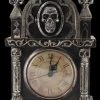 Morris Haunted Raven Clock Animated Prop