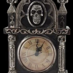 Morris Haunted Raven Clock Animated Prop
