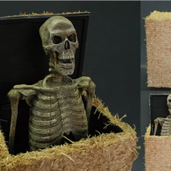 DC Props "Hay Bale Popper" Skeleton Halloween Animatronic Animatronics