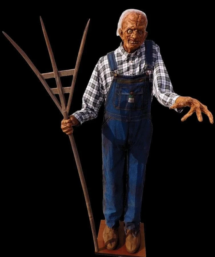 Morris "Inbred Fred" Animated Halloween Zombie Prop Props 3 Morris "Inbred Fred" Animated Halloween Zombie Prop Props