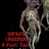 Midnight Studios "Infant Creeper" Professional Halloween Alien Prop - 4 Feet Tall Props