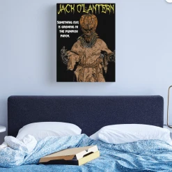 The Horror Dome Decorations Jack O Lantern Canvas Print