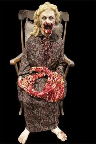 Distortions "Ma Zombie" Electric Animated Halloween Prop 3 Distortions "Ma Zombie" Electric Animated Halloween Prop