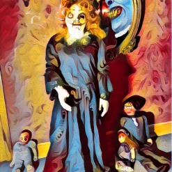 The Horror Dome Mirror Mirror Poster Decorations