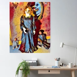 The Horror Dome Mirror Mirror Poster Decorations