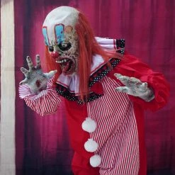 The Horror Dome Costumes "Movie Clown Suit In Red" Costume 10 The Horror Dome Costumes
