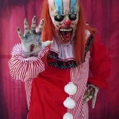 The Horror Dome Costumes "Movie Clown Suit In Red" Costume 9 The Horror Dome Costumes
