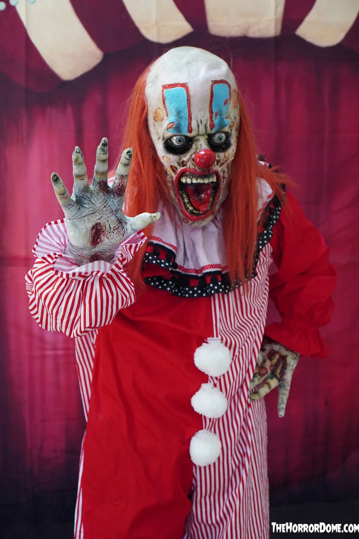 The Horror Dome Costumes "Movie Clown Suit In Red" Costume 5 The Horror Dome Costumes "Movie Clown Suit In Red" Costume