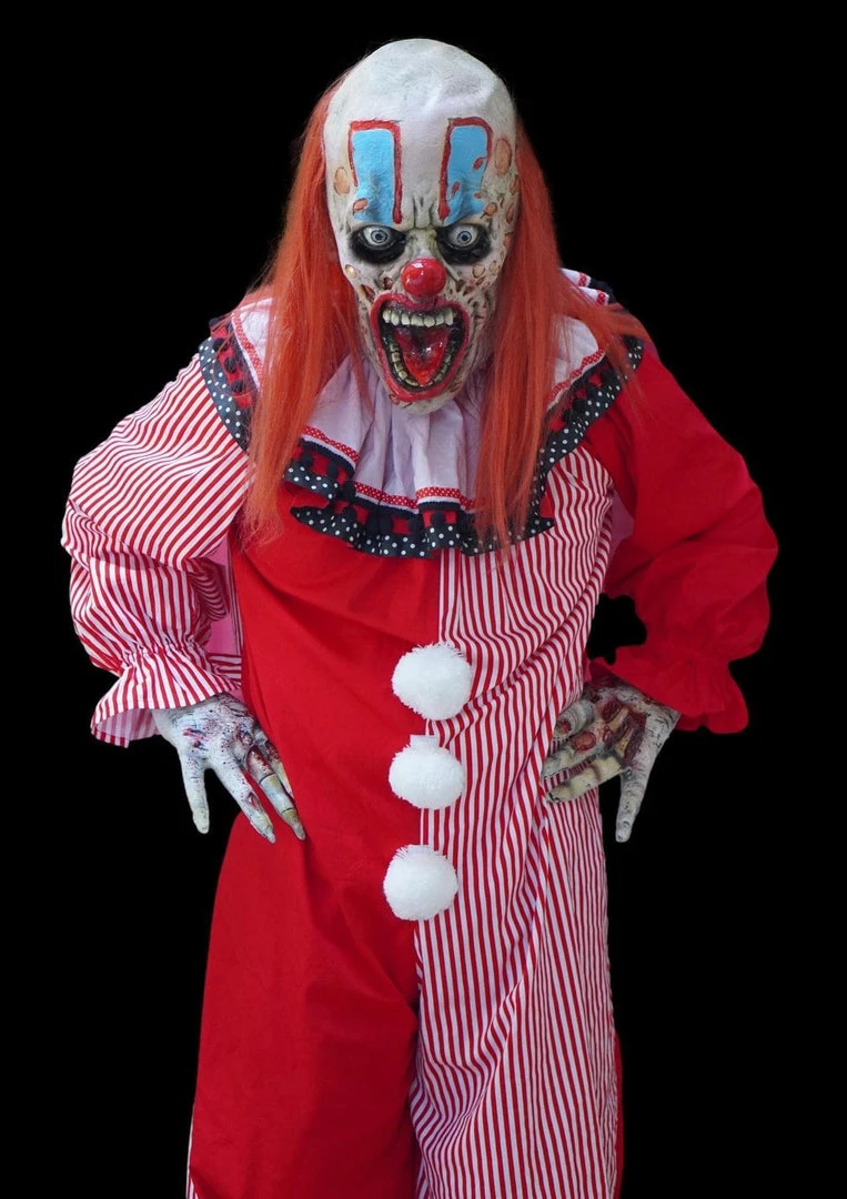 The Horror Dome Costumes "Movie Clown Suit In Red" Costume 4 The Horror Dome Costumes "Movie Clown Suit In Red" Costume