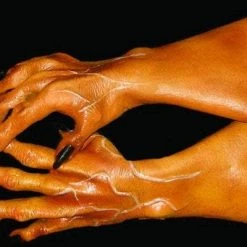 The Horror Dome "Movie Quality Pumpkin Deluxe Latex Hands" Halloween Costume Gloves