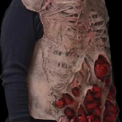The Horror Dome Movie Quality Rotted Zombie Chest" Halloween Costume Accessory 7 The Horror Dome Movie Quality Rotted Zombie Chest