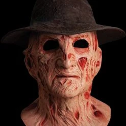 Morris "Nightmare On Elm Street 4 - Freddy" Deluxe Mask With Hat Scary Masks