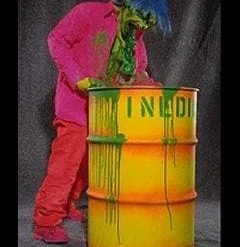 Distortions "Plutonium Puker" Halloween Animatronic Barrel Animatronics