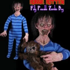 The Horror Dome Props "Robbie Rotten Zombie Kid" HD Studios Halloween Prop
