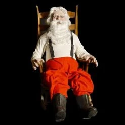 Distortions "Rockin' Santa" All-Electric Christmas Animatronic Christmas Decorations