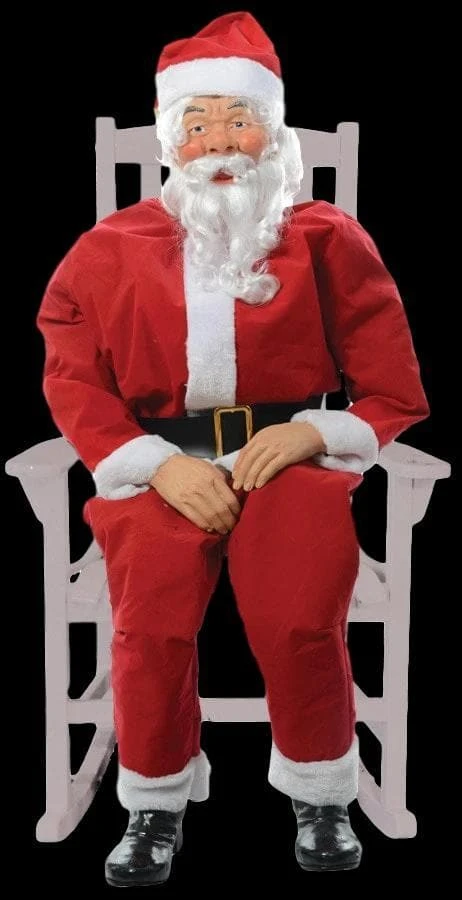 Morris Christmas Decorations "Rocking Chair Santa" Electric Christmas Animatronic 3 Morris Christmas Decorations "Rocking Chair Santa" Electric Christmas Animatronic