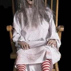 Distortions Props "Rocking Grandma" Electric Animated Halloween Prop