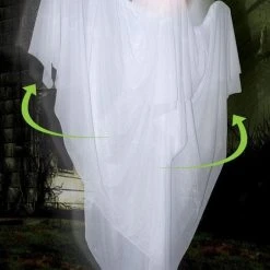 Morris Props "Rotating Ghost" Animated Hanging Halloween Decoration