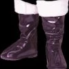 Morris Accessories "Santa Boot Tops - Black With Fur" Christmas Costume Accesory