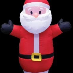 The Horror Dome "Santa" Inflatable Christmas Decoration - 4 Foot Tall Christmas Decorations