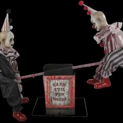 Morris Props "See Saw Clowns" Electric Halloween Animated Prop