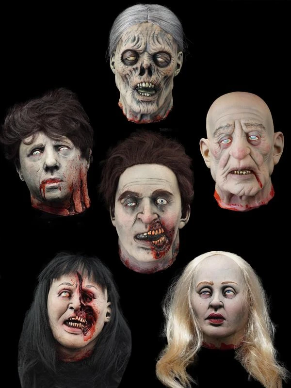 The Horror Dome "Severed Heads Halloween Props" - 6x Package Deal 4 The Horror Dome "Severed Heads Halloween Props" - 6x Package Deal