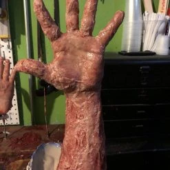 SpellBound FX And Art Props "Silicone Burned Male Arm" Body Part Halloween Prop