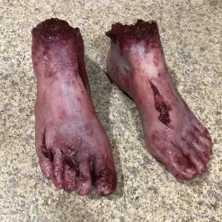 SpellBound FX And Art "Silicone Severed Feet" Body Parts Halloween Prop