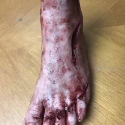 SpellBound FX And Art "Silicone Severed Left Female Foot" Body Parts Halloween Prop