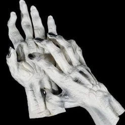 Morris "Skeleton Deluxe Latex Hands" Halloween Costume Gloves Hands & Feet