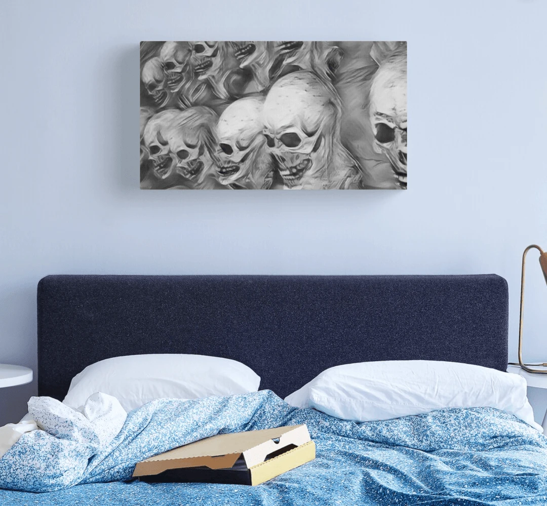 The Horror Dome Skull Canvas Print Decorations 5 The Horror Dome Skull Canvas Print Decorations
