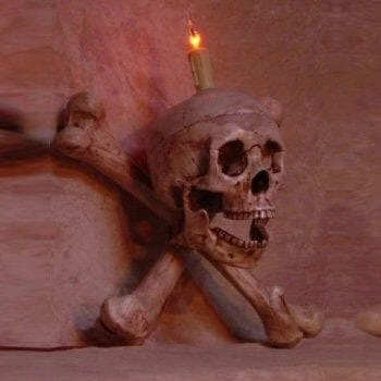 Skeletons And More "Skull/Femur Bone Wall Sconce" Haunted House Lighting Realistic Props 6 Skeletons And More "Skull/Femur Bone Wall Sconce" Haunted House Lighting Realistic Props