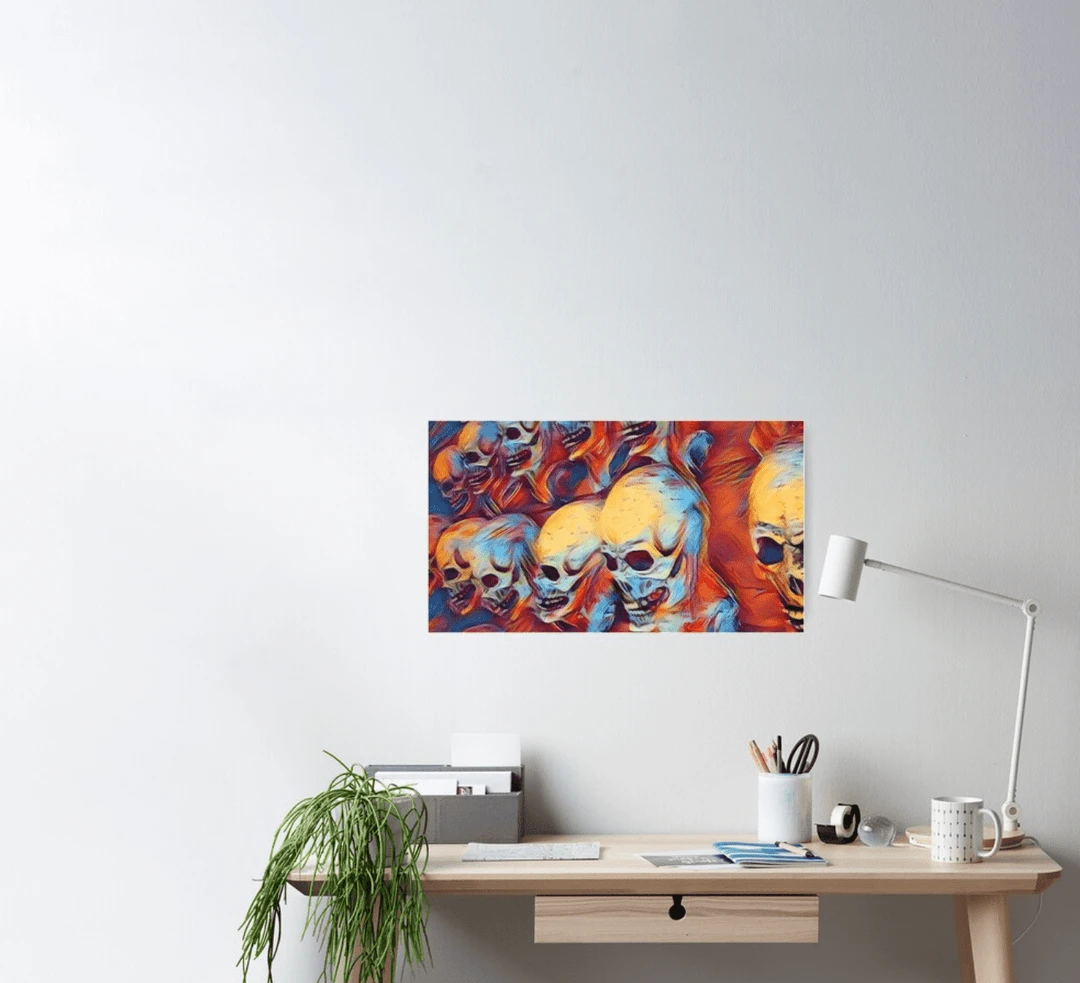 The Horror Dome Decorations Skull Poster 8 The Horror Dome Decorations Skull Poster