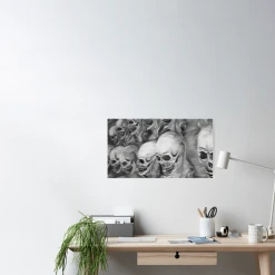 The Horror Dome Decorations Skull Poster 18 The Horror Dome Decorations Skull Poster