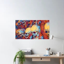 The Horror Dome Decorations Skull Poster 17 The Horror Dome Decorations Skull Poster