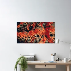 The Horror Dome Decorations Skull Poster 15 The Horror Dome Decorations Skull Poster