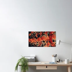 The Horror Dome Decorations Skull Poster 14 The Horror Dome Decorations Skull Poster