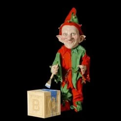 Distortions Christmas Decorations "Sloppy The Elf" Animated Christmas Prop