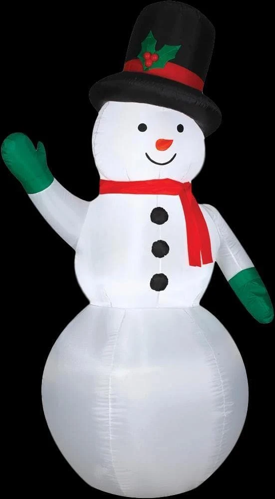 Morris General Decorations "Snowman" Air-blown Inflatable Christmas Decoration 3 Morris General Decorations "Snowman" Air-blown Inflatable Christmas Decoration