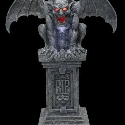 Morris "Stone Gargoyle With Sound And Lights" Halloween Decoration