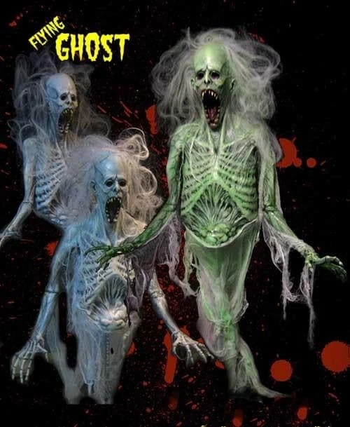 Midnight Studios "The Flying Ghost" Halloween Prop 3 Midnight Studios "The Flying Ghost" Halloween Prop