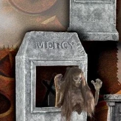 Distortions "Tombstone Of Terror" Graveyard Halloween Animatronic