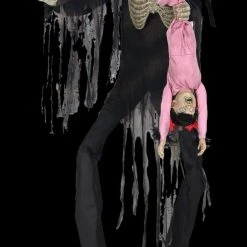 Morris "Towering Boogey Man With Child" Electric Animated Halloween Prop