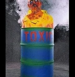 Distortions Animatronics "Toxic Trickster" Halloween Animatronic Barrel